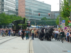 蒸気機関車行列（2009年8月）