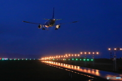 雨の空港①