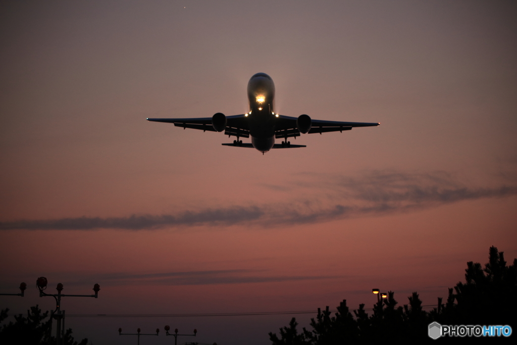 夕焼け７６７