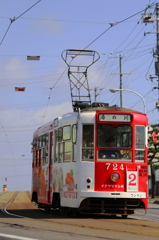 紅白電車①