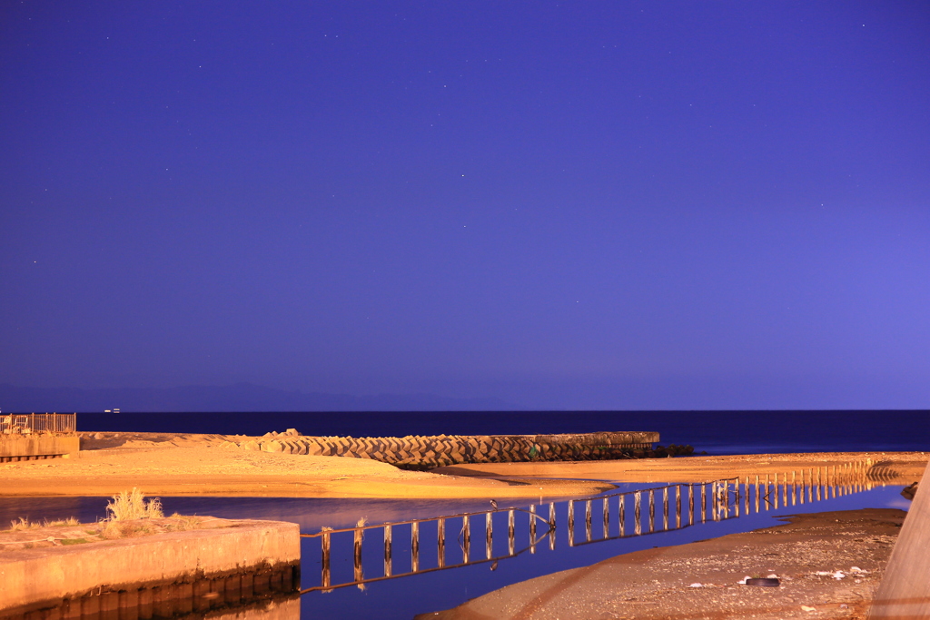 河口の夜景