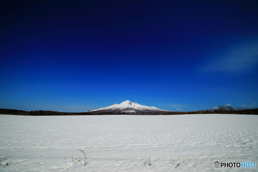 雪原と青空と・・