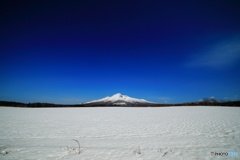 雪原と青空と・・