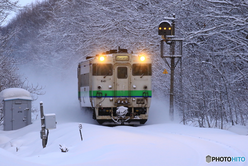 冬 一番列車