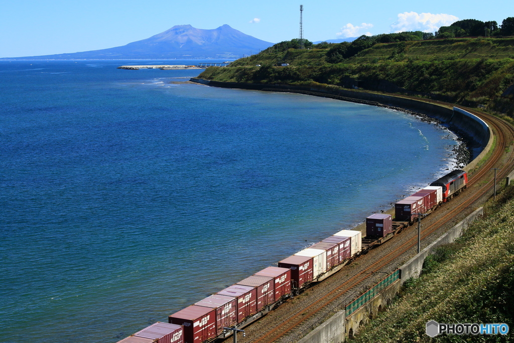 駒ヶ岳と内浦湾