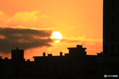 夕日