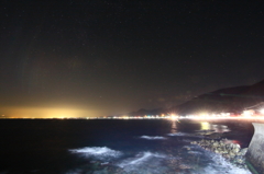 夜の海