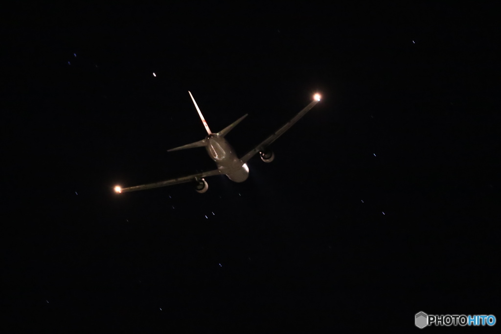星と飛行機と