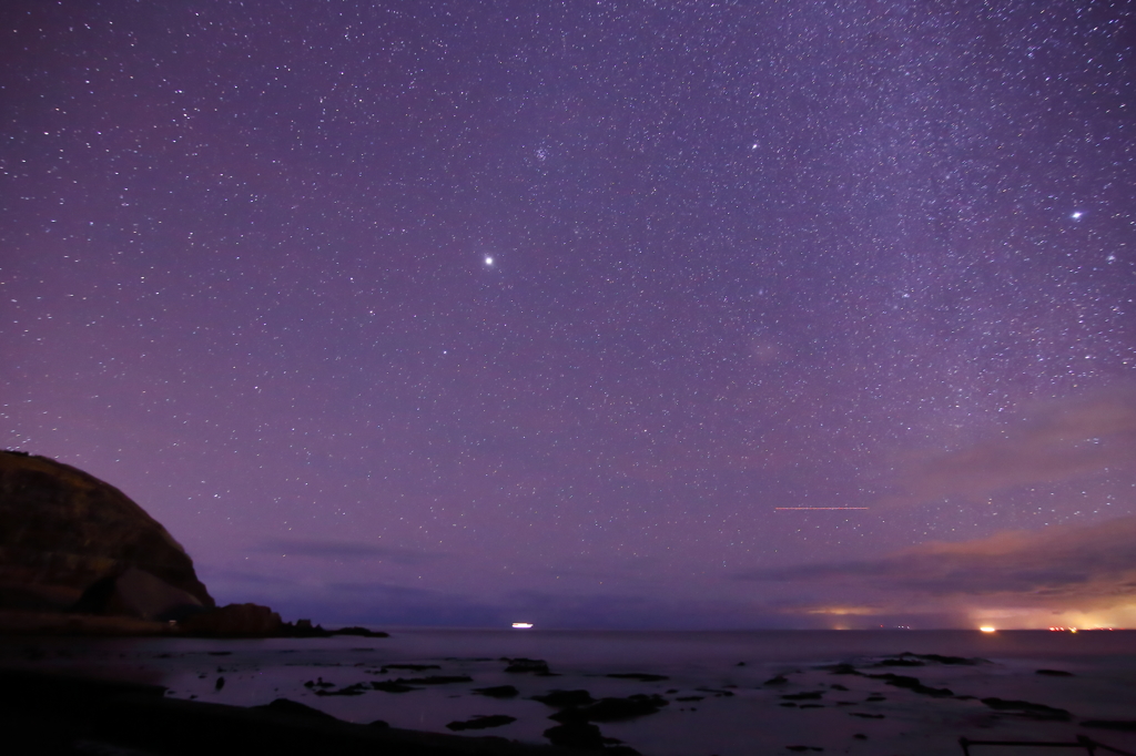 日浦海岸の星空②
