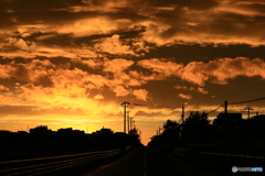 夕焼け道