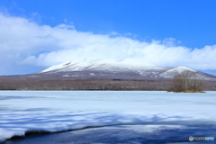 大沼の氷が緩むころ