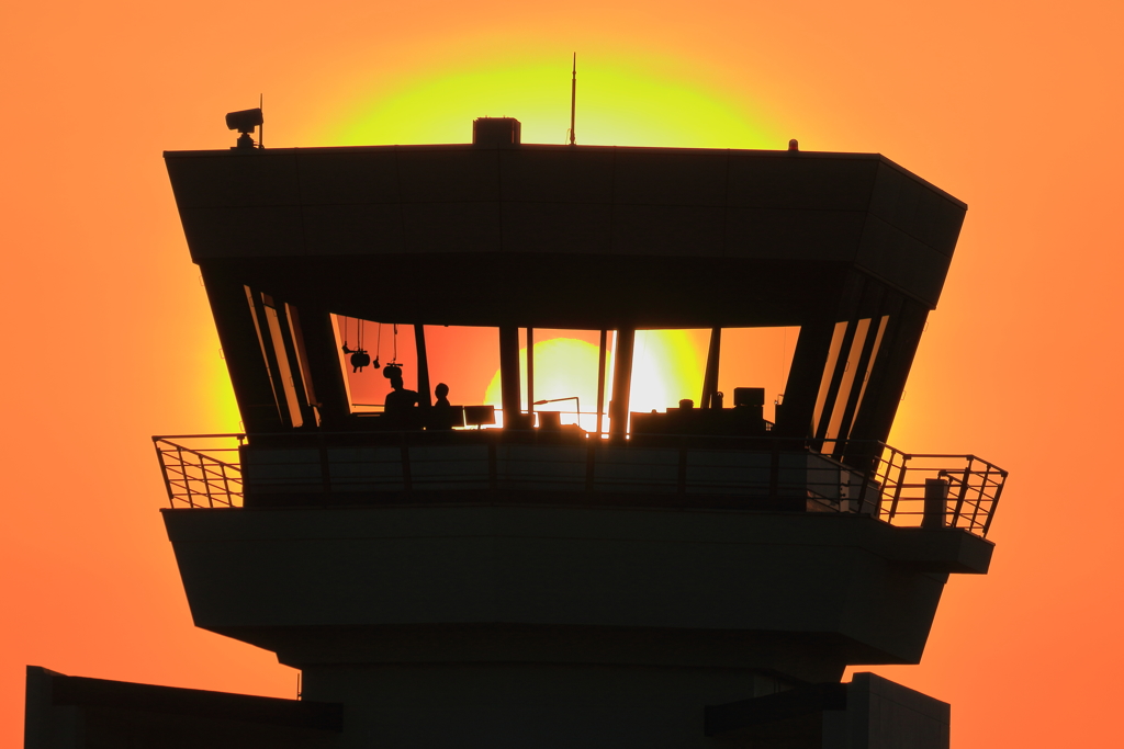 夕日