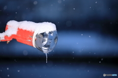 電球の鼻水・・・