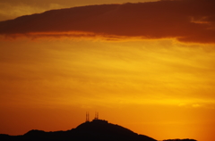 函館山夕日