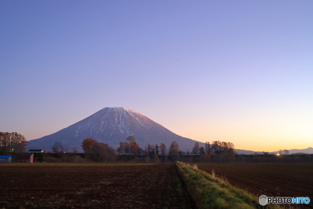 羊蹄夕景