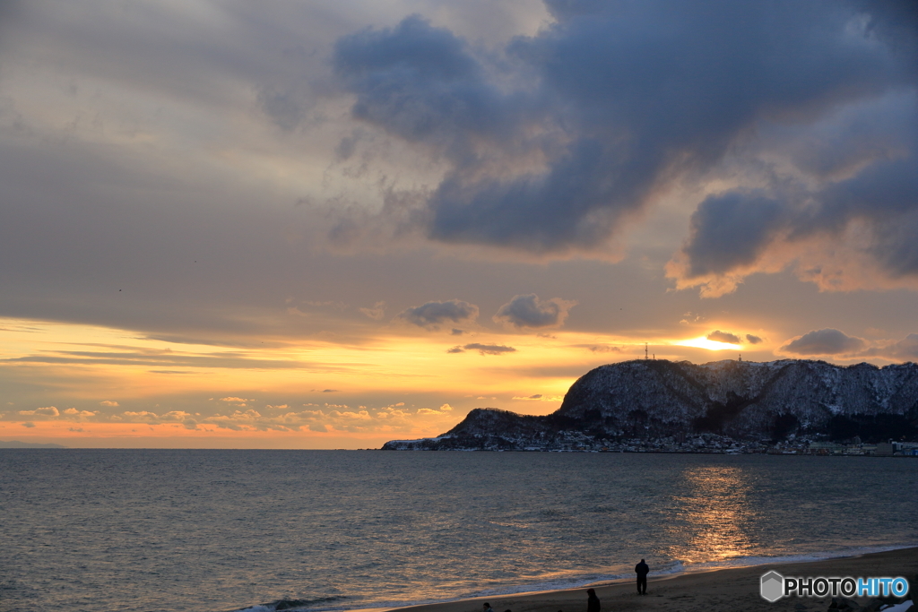 最後の夕日