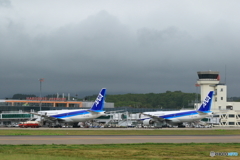 函館空港にて