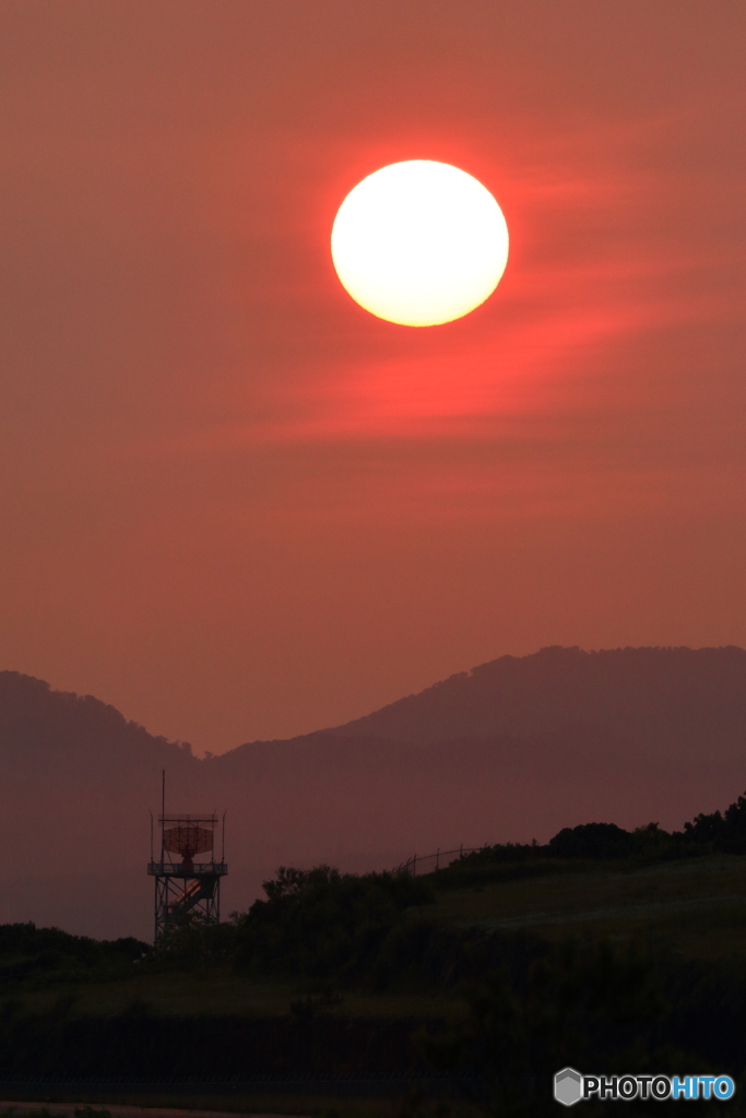 夕日