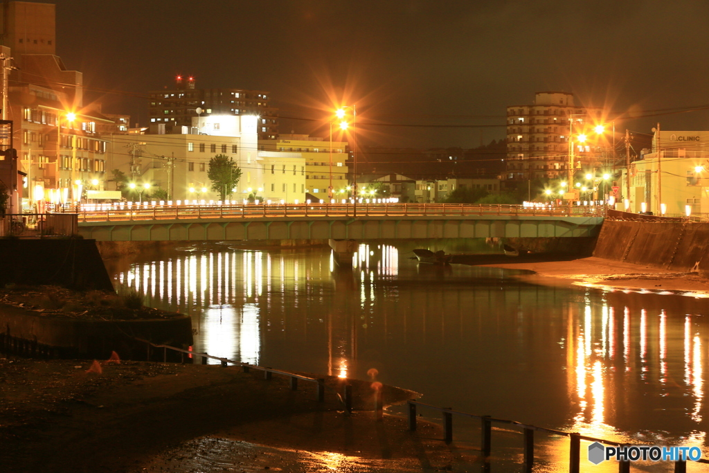 夜の川