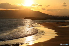 渚の夕暮れ