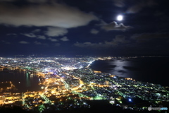 月夜の函館