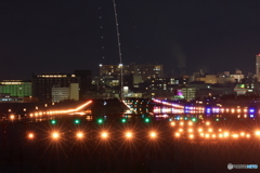 夜の空港