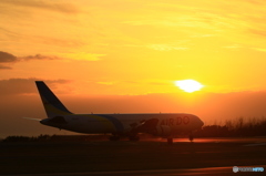 夕焼けAIRDO