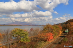 駒ヶ岳とキハ