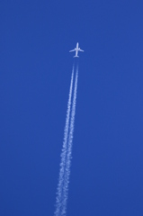 上空通過
