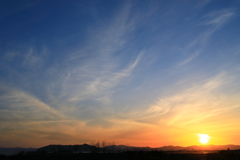 爽やかな夕景