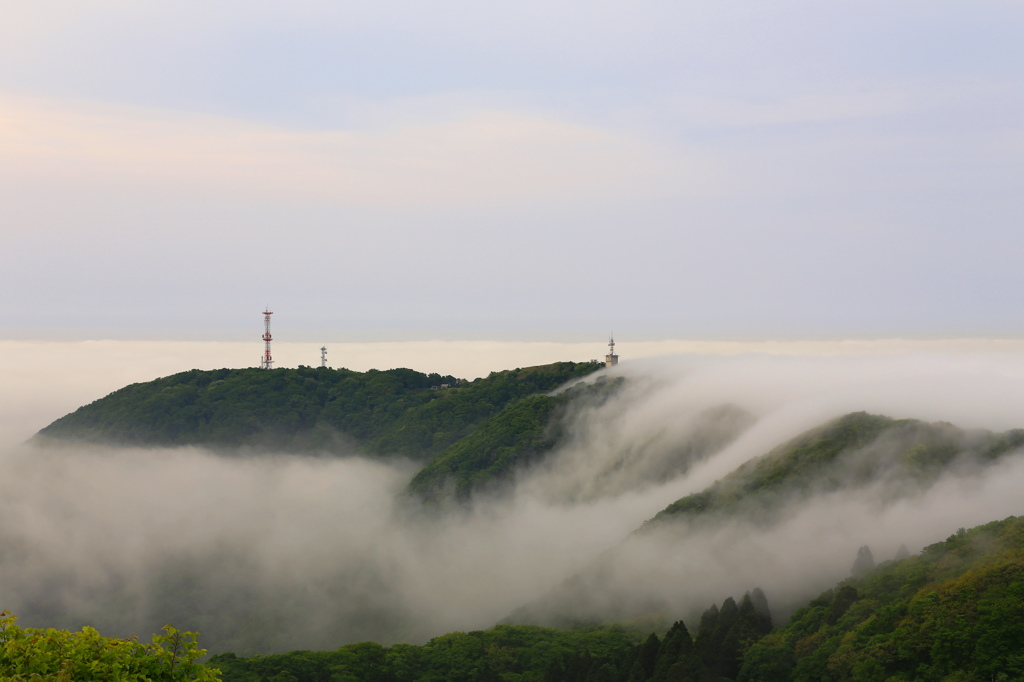 押寄せる霧