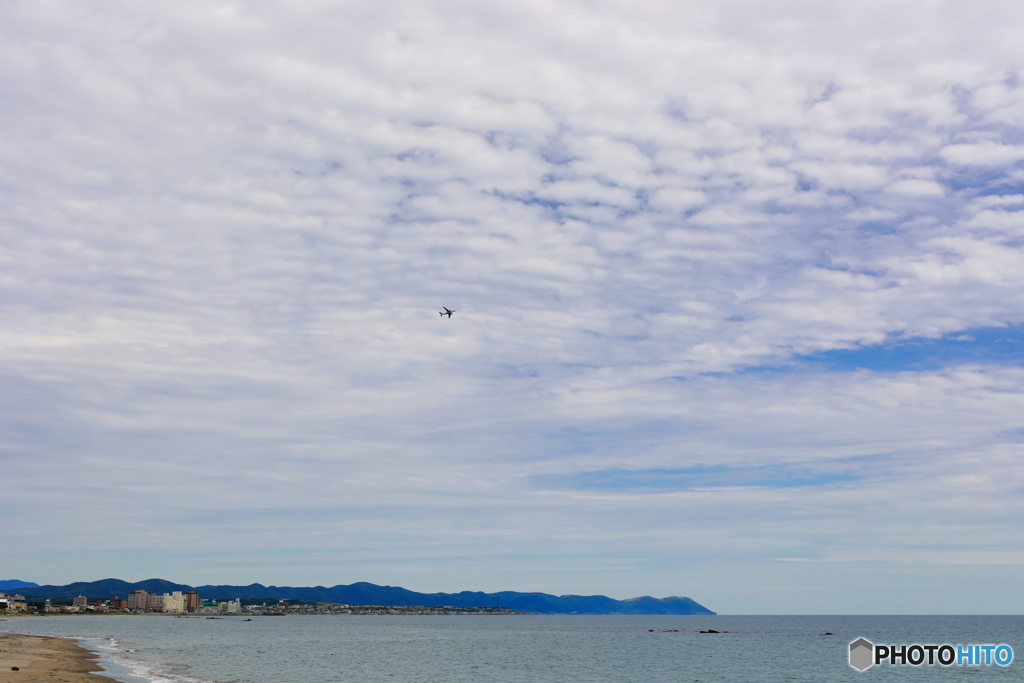 空と海と飛行機と