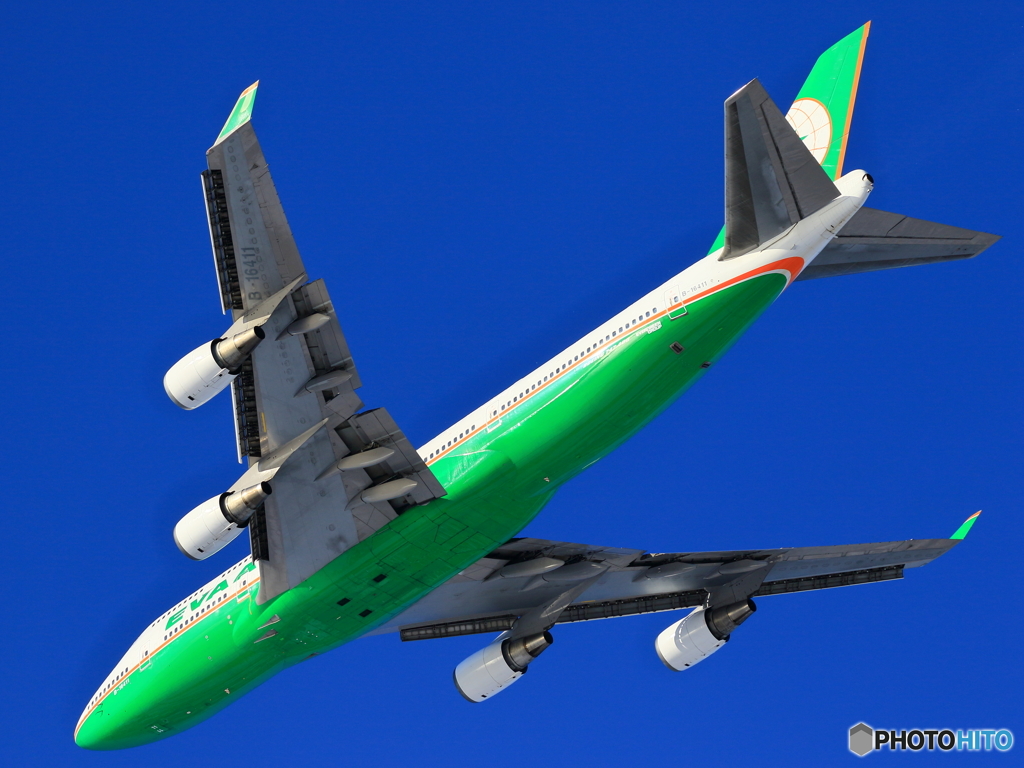 747と青空
