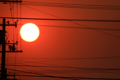 夕日