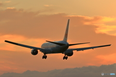 夕焼け７６７