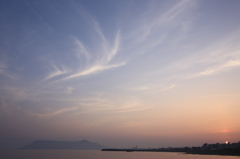 穏やかな夕焼け