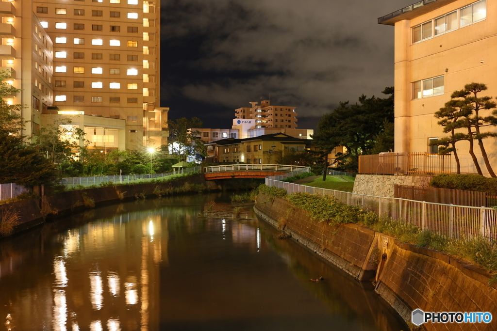 湯の川夜散歩（温泉街）