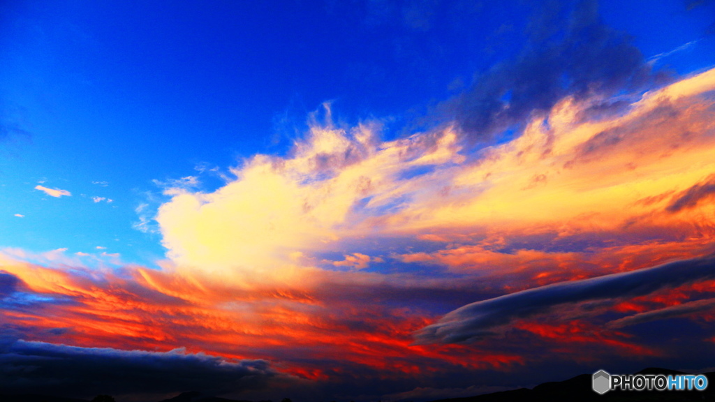 今日の夕日