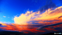 今日の夕日