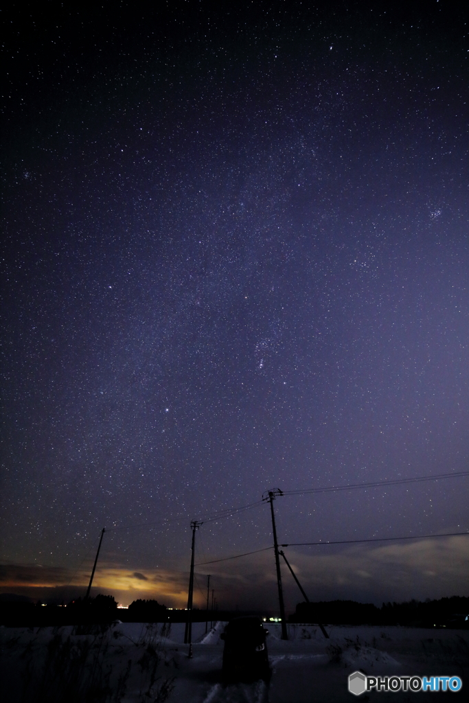 近所の星空