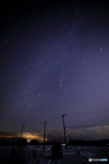 近所の星空