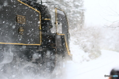 そいつは雪の中を通り過ぎた、