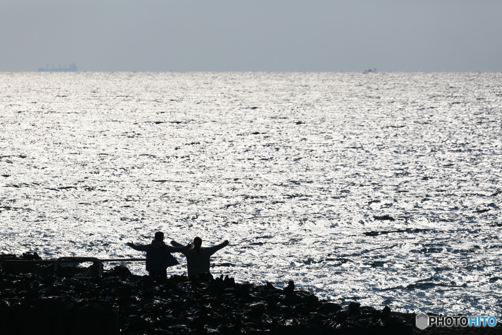 2人の海