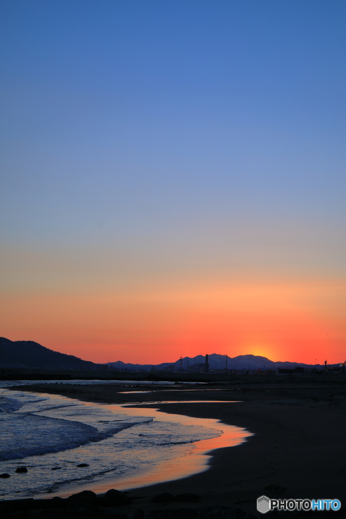 穏やかな夕暮れ