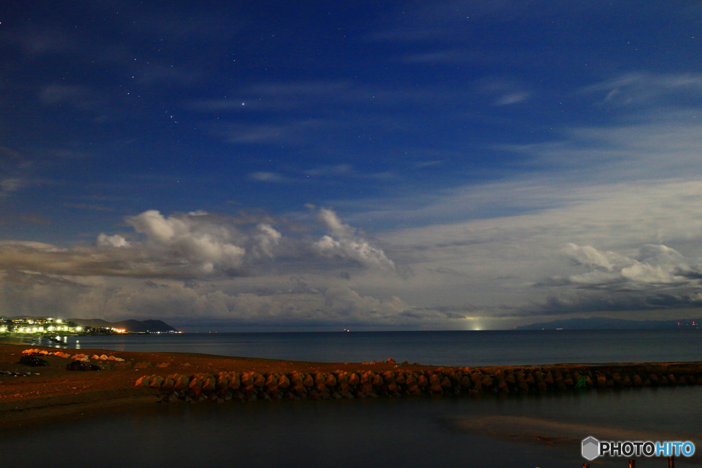 月夜の星空