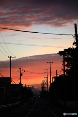 夕焼け道