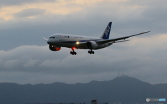 787着陸態勢