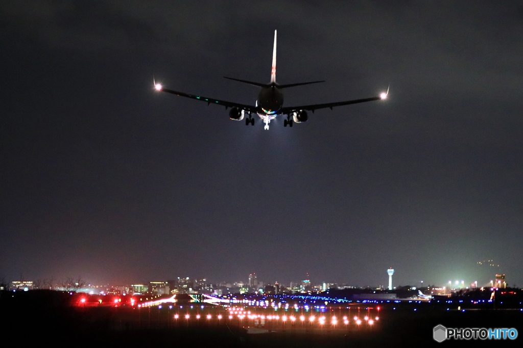 函館空港30侵入