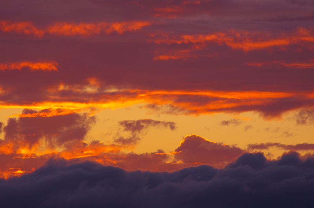 夕日