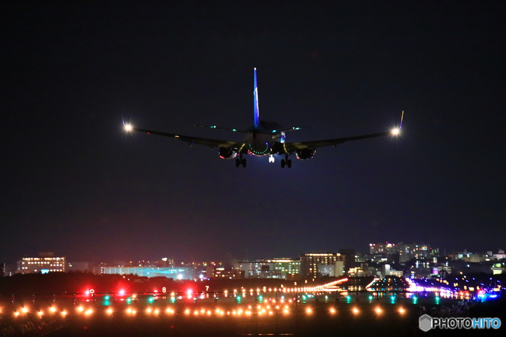 ７３７着陸